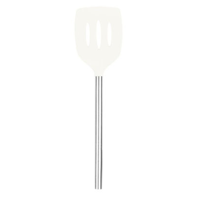 Silicone Slotted Turner - Light Aqua