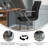 Mid-Back Designer Upholstered Swivel Executive Office Chair with Armrests-1860959590-1860959584