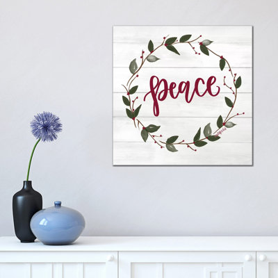 Peace by Imperfect Dust - Wrapped Canvas Painting