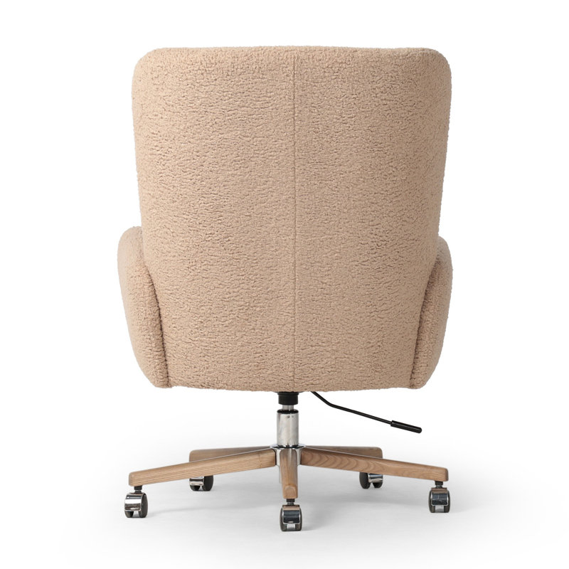 Cade Desk Chair-Sheepskin Camel