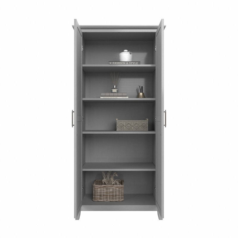 Huckins 65.98'' Kitchen Pantry, Cape Cod Gray