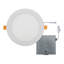 Luminaire encastré rond à panneau mince-130050902
