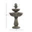 Fontaine de jardin extérieure en polystone