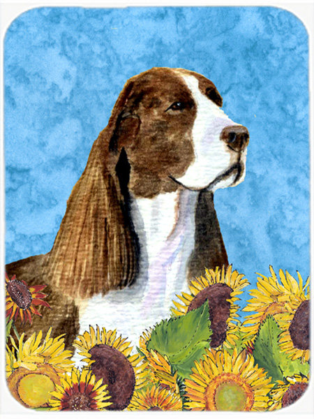Caroline's Treasures Springer Spaniel Glass Cutting Board