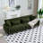97"Teddy Velvet Sofa-949329490
