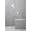 Dequilla 155cm White Arched Floor Lamp