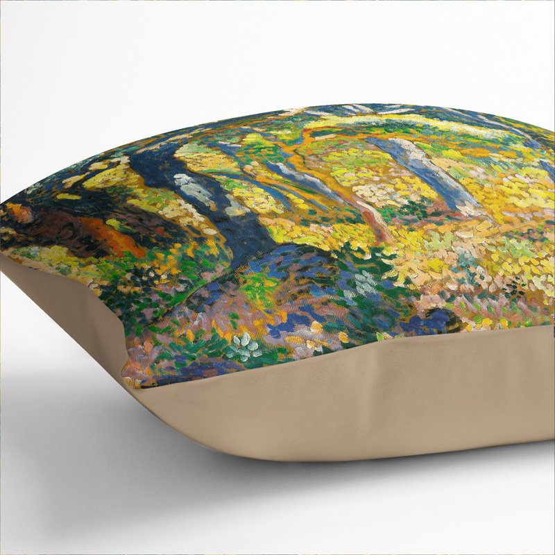 A Clearing in Provence Scatter Cushion, 40cm H x 40cm W x 15cm D, Stone