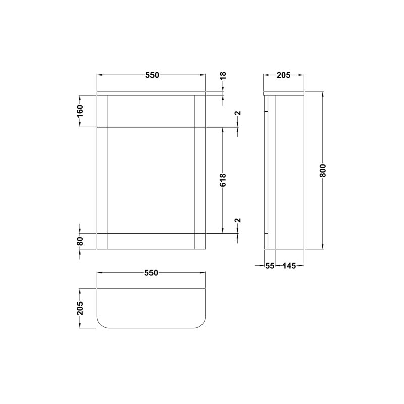 Ecklund Toilet Tank