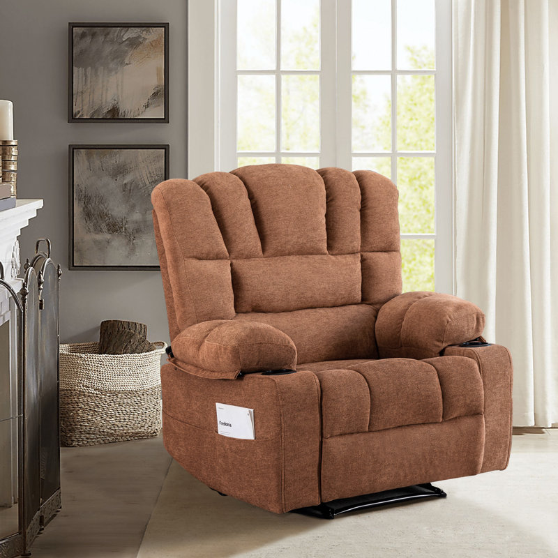 Fauteuil inclinable Zoei, Brun