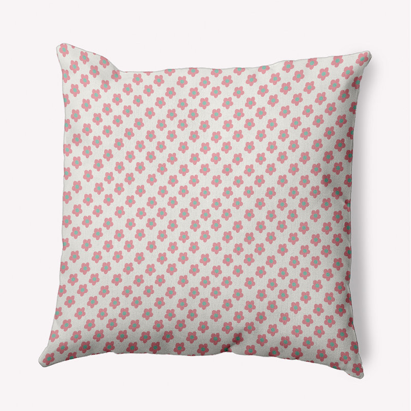 Geometric Polyester Throw Pillow, 20"H x 20"W, Square