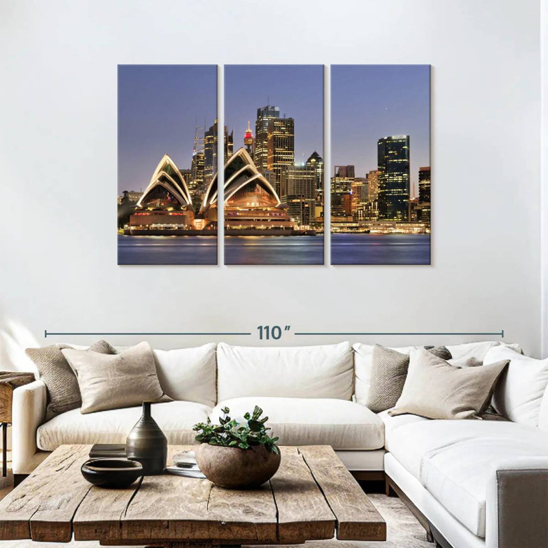 Sirci illuminé Sydney, H 48 po x l 74 po