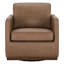 Fauteuil pivotant rembourré Bobbi-123474305