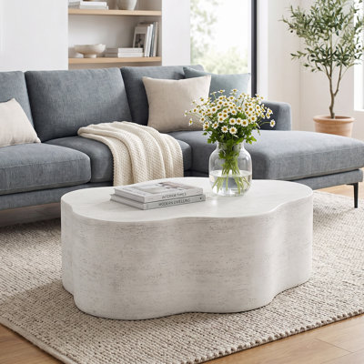 Farragut Outdoor Cloud-Shaped MGO Coffee Table