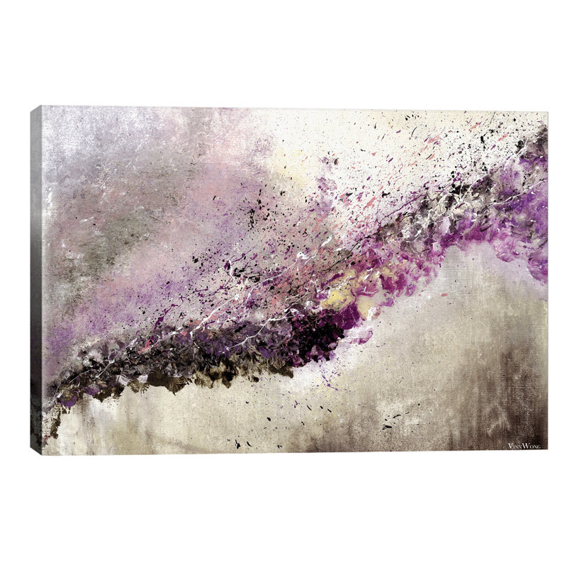 « Hush » par Vinn Wong - Reproduction, H 32 po x l 48 po x 1,5 po, Toile tendue