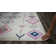 Tapis tribal autochtone ivoire Aston