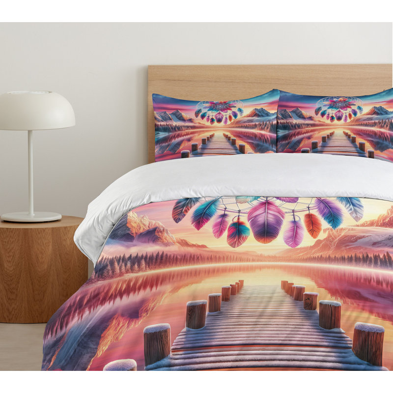 Lake Duvet Cover, King Duvet Cover + 2 Standard Shams