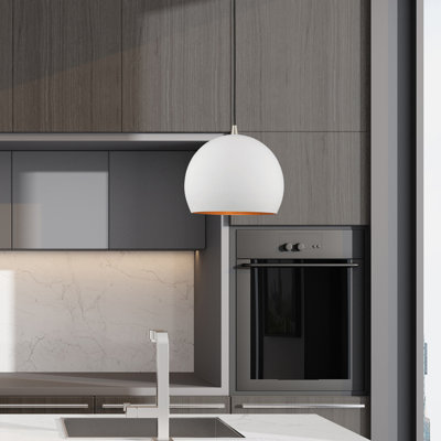 Schultz 1 - Light Single Dome Pendant