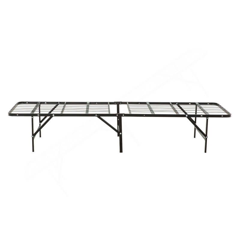 Metal Platform Bed Base - Twin Size Mattress Foundation Bed Frame, Black, Twin