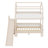 House-Shaped  Bunk Bed with Slide and Storage Staircase-1931042021