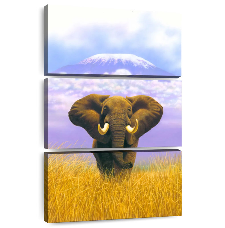 Brampt Elephant At Table Mountain, 57" H x 36" W
