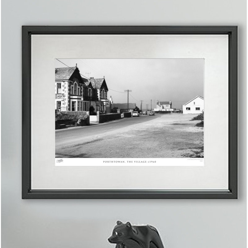 Porthtowan, The Village C1960 - Single Picture Frame Print, 60cm H x 80cm W x 2.3cm D