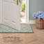 Austell Machine Woven Synthetic Geometric Area Rug in Green/White-491491050-478025354