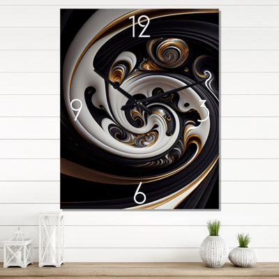 Ildefonsa - Horloge murale moderne abstraite
