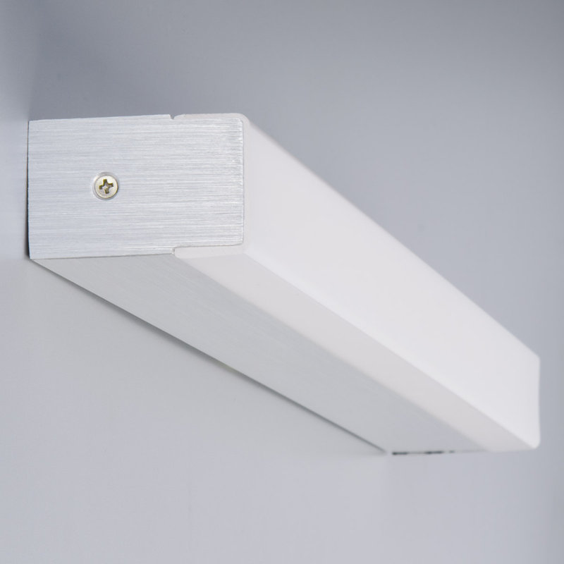 Plafonnier encastré 1 lumière DEL Lightstick, Aluminium, L 19 po