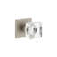 Viaggio Quadrato Rosette Privacy (Bed & Bath) With Quadrato Crystal Knob-1578991237-1578991236