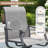 4-Person Round Patio Dining Set With 360° Swivel PVC-Coated Polyester Chairs-572891481