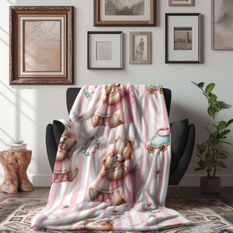 Mom Mom - couverture en sherpa de qualité supérieure 1 pièce, L 50 po x L 60 po