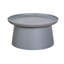 Itzhak Round Grey Modern Coffee Side Table-1293812581