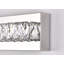 Applique murale Albarado à DEL en chrome avec détails en cristal-25754218