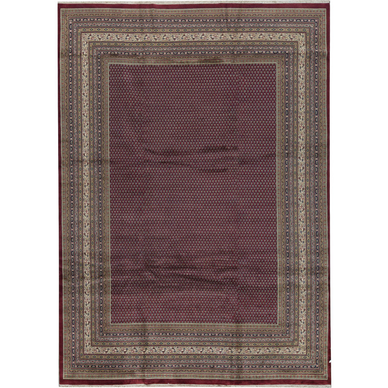 Wool Oriental Area Rug, Rectangle 3'11" x 5'9"