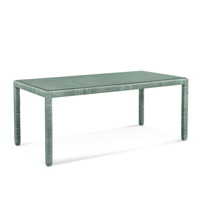 Glinda Glass Top Dining Table