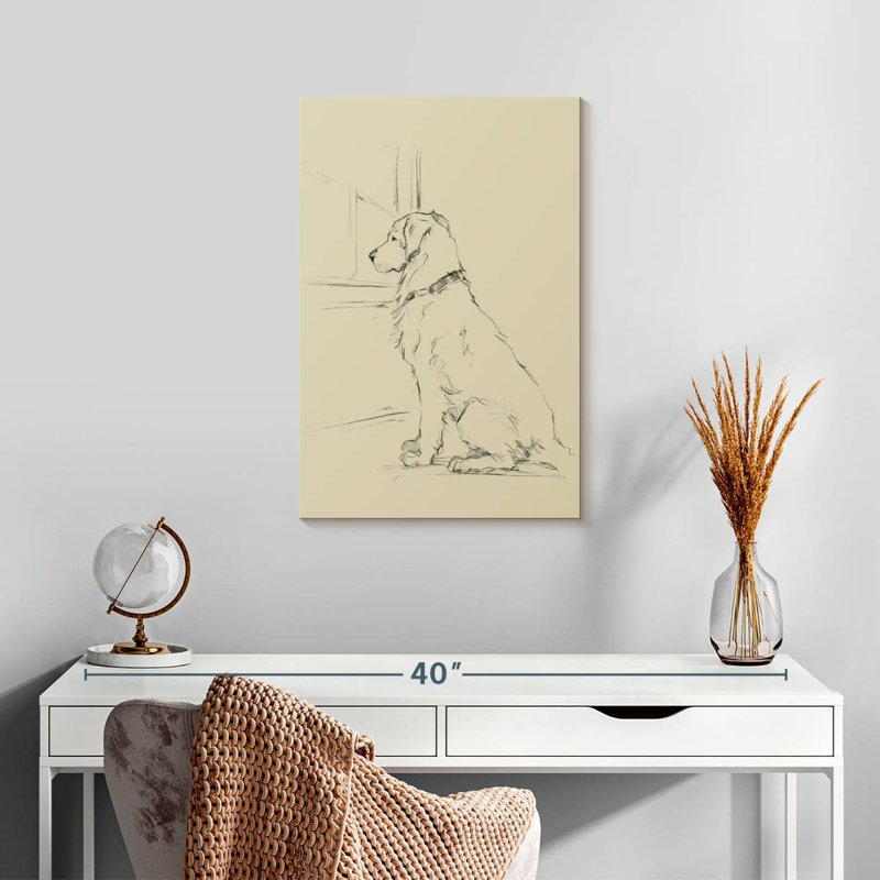 Brampt Waiting For Master I, 24" H x 16" W