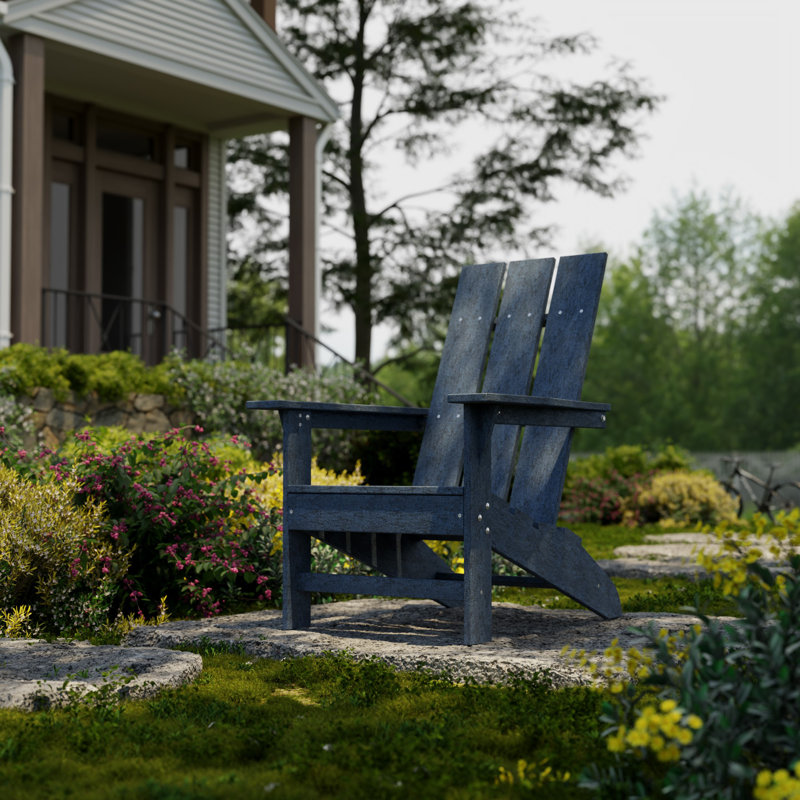 Freedom Modern Adirondack Chair, Navy Blue