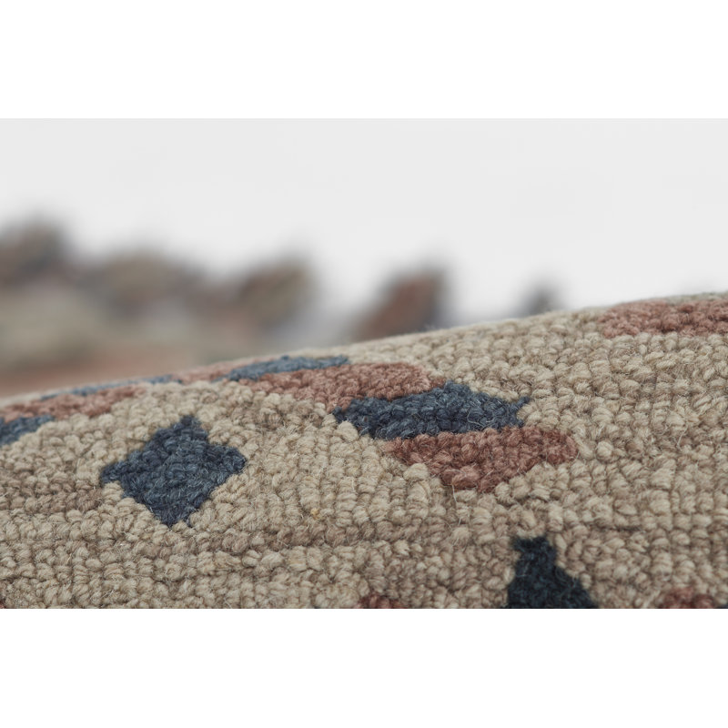Tahoe Hand Tufted Wool Southwestern Area Rug, Rectangle 2' x 3'