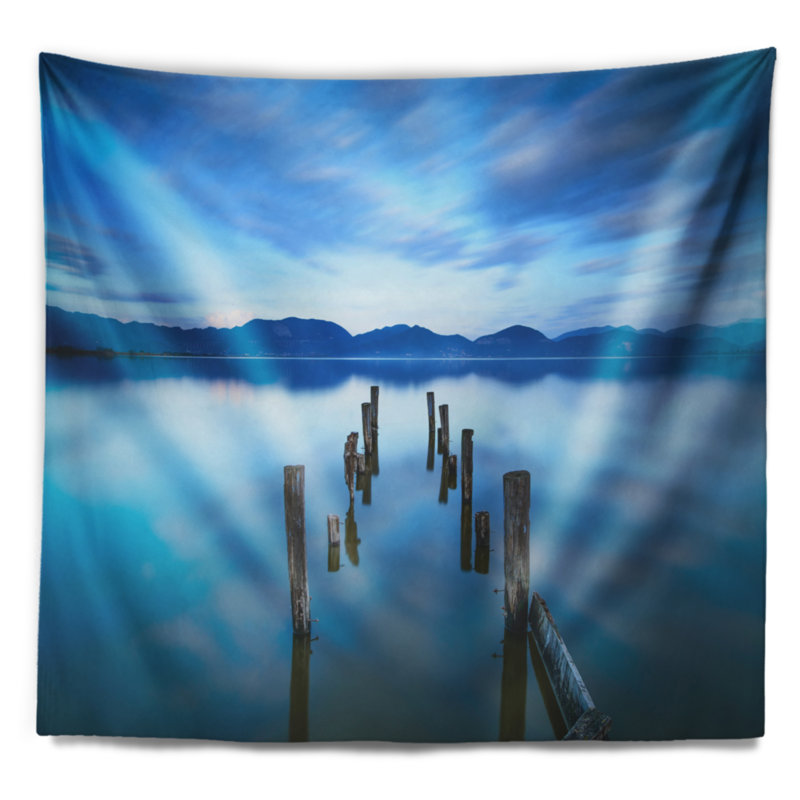 Tapisserie «Seascape Deep in the Sea», H 68 po x l 80 po
