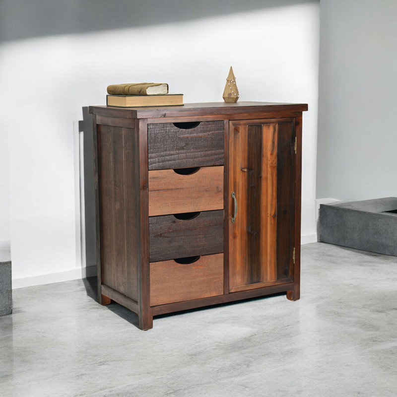 Dumas Solid Wood Accent Cabinet
