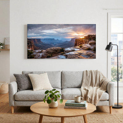 Canyon Canyon, art mural sur toile, ensemble de 1
