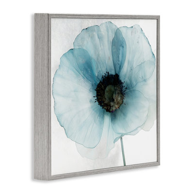 Giclée à motif floral pivoine bleue, conception par Annabelle Hall