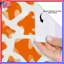 Orange Camouflage Pattern Shower Curtains Extra Long-952128024