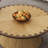 35" Round Scalloped Edge Coffee Table, Wood Coffee Table With Sturdy Wood Base, Compact Center Table For Modern Living Spaces