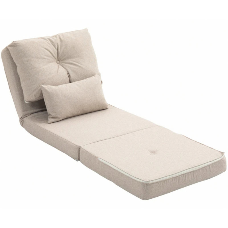 Chaise de plancher, chaise pliante rembourrée avec dossier réglable
