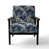 Romantic Cobalt Blue Swirls Victorian Pattern selected