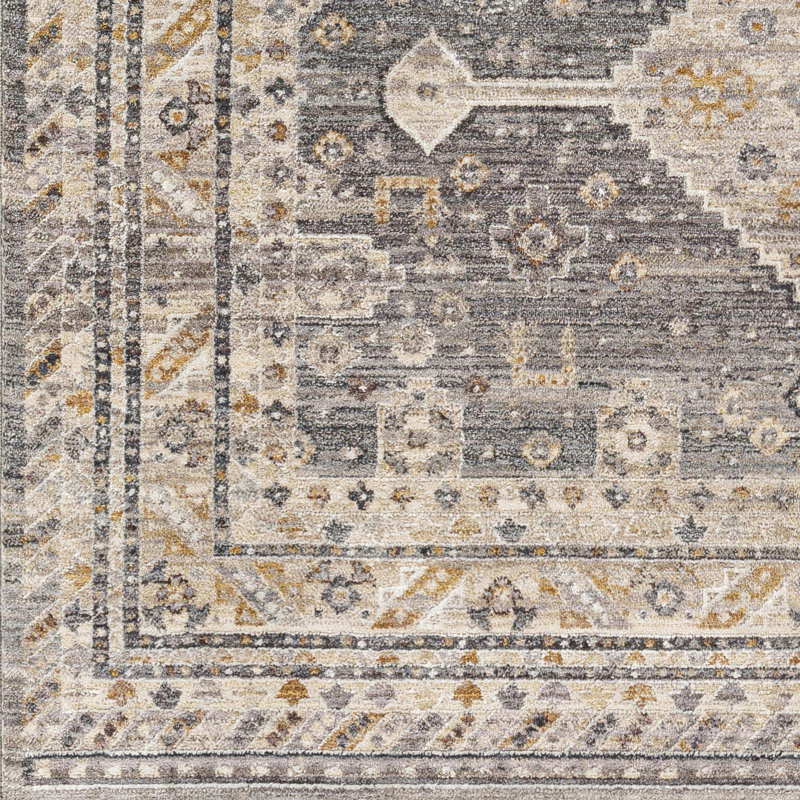 Oriental Indoor Rug, Rectangle 3'11" x 5'10"
