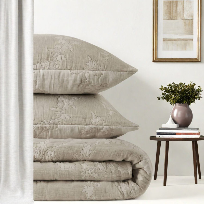 Ensemble de courtepointe en coton Premium Premium