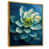 Toile avec cadre flottant or
