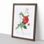 Blood-Red Bengal Rose by Pierre-Joseph Redoute - Picture Frame Graphic Art Print-55545340-55545341